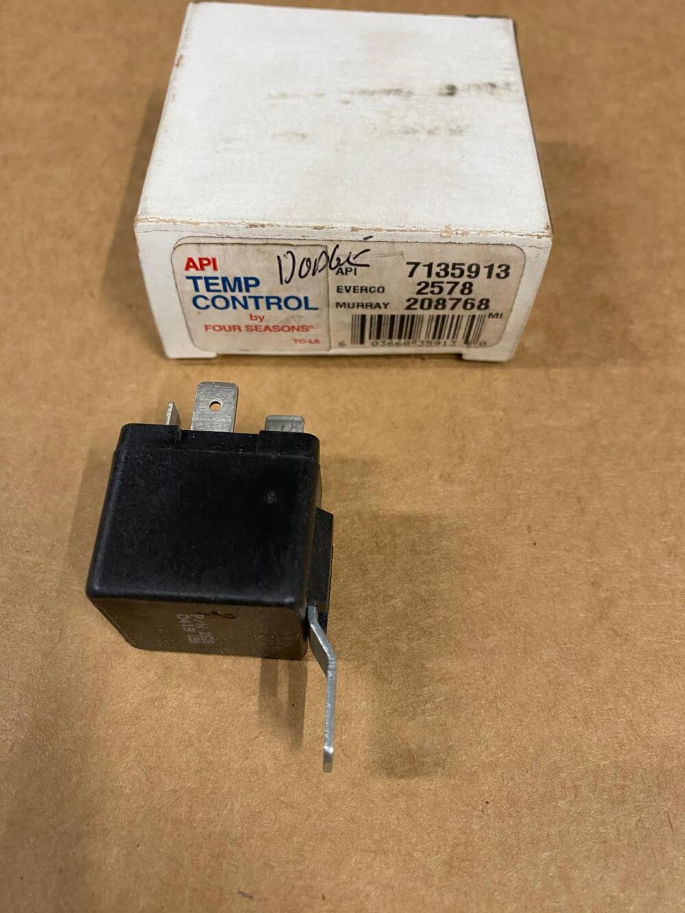 Four Seasons 7135913 Everco 2578 HVAC Relay New